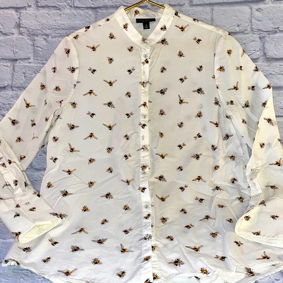 Victoria Beckham for Target Tops - Victoria Beckham for Target Bee Button Down Blouse